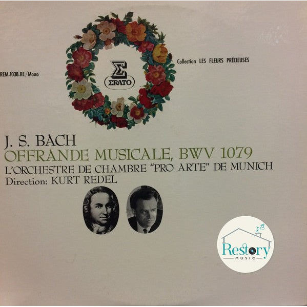 แผ่นเสียง Johann Sebastian Bach - Orchestre Pro Arte De Munich , Direction: Kurt Redel - Offrande Mu