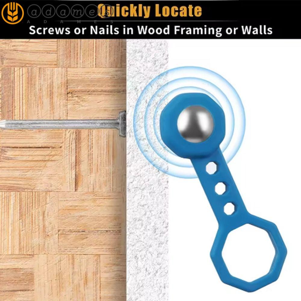 ADAMES Magnetic Stud Finder, แม่เหล็ก 27 ปอนด์ดึง Wall Stud Finder, ไม่ต้องใช้แบตเตอรี่ความแม่นยําดูดที่แข็งแกร่งได้อย่างรวดเร็ว Located เครื่องตรวจจับโลหะไม้