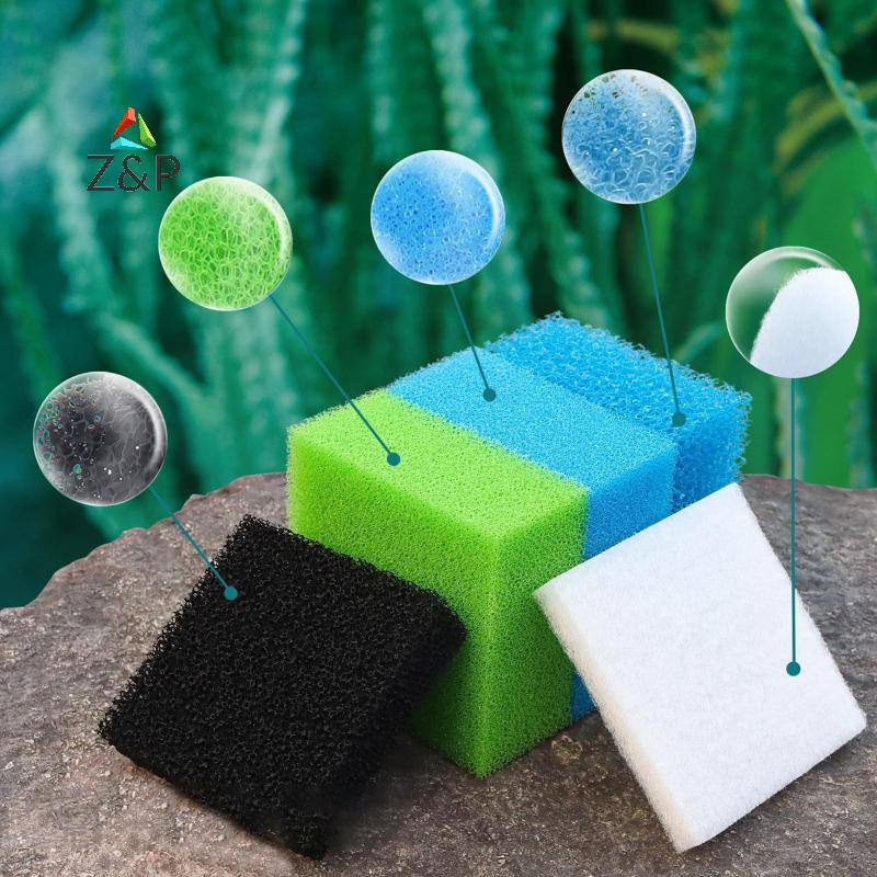 [Z&PT] Aquarium Filter Cotton 5 ชิ้นแผ่นทดแทนสําหรับ Juwel Bioflow การกรองประสิทธิภาพสูงสําหรับการบํ