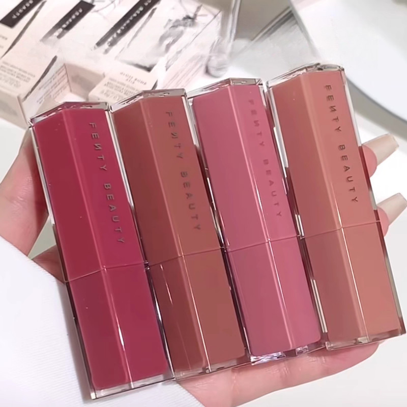 Fenty Beauty ใหม่ Solid Water ลิปสติก Long-lasting Moisturizing Lip Balm Easy Coloring Fade Lip Line