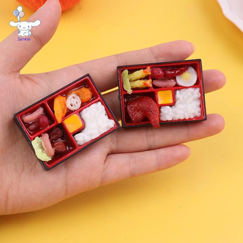 [San] 1:12 Dollhouse Japan Fast Food Box Saker rice Food Kitchen Decor Toy POP