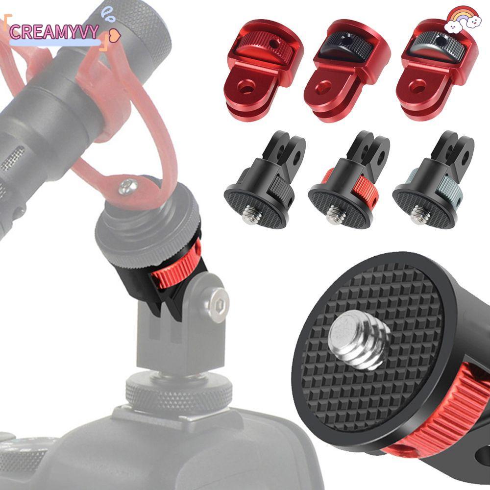 CREAMYVY Mount Holder ขาตั้งกีฬากลางแจ้งสกรู 1/4 นิ้วสําหรับ 10 9 Insta360 One X2 DJI Action 2