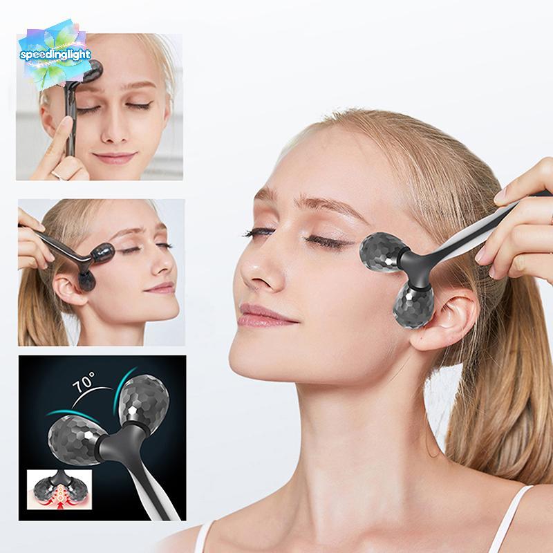 SPGH คู่มือ Roller Massager Face Massager Lift Face Roller Massager Y รูปร่างเครื่องมือนวด Skin Care