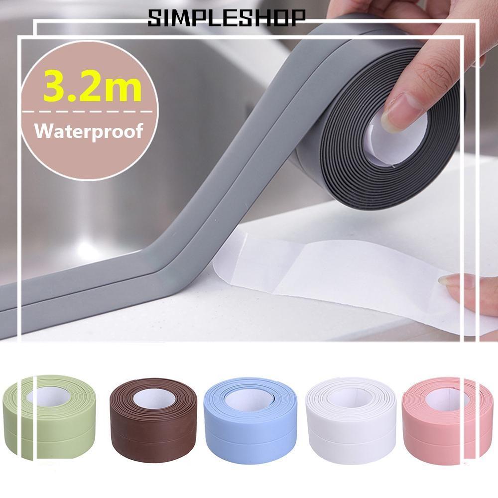 SIMPLESHOP เทปกาว, Self กาวห้องน้ําอ่างห้องครัว Sealant Strip, Professional ห้องน้ําที่มีสีสัน Milde