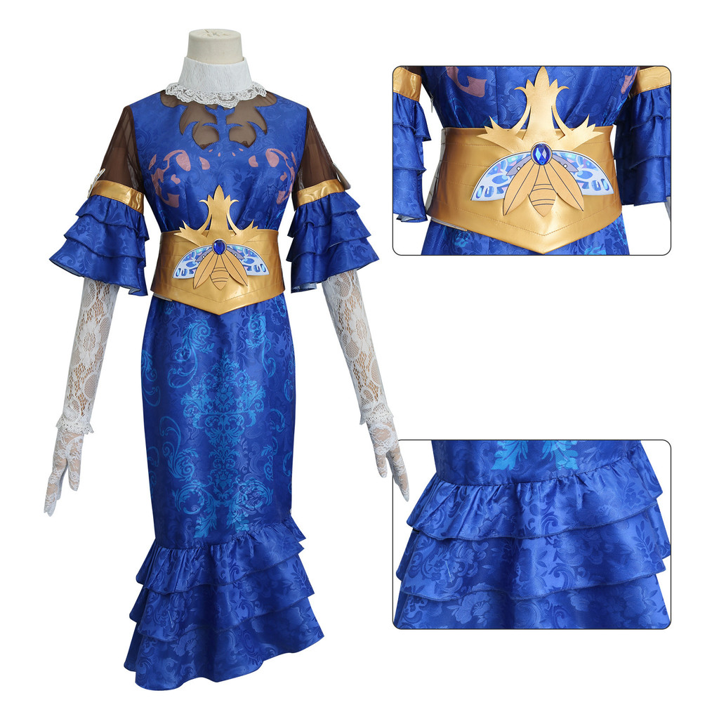 Identity V cosplay costume Emily the Perfumer, Midsummer Doctor, Firefly cosplay costume, 2D anime c