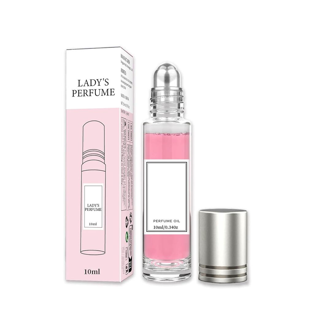 2-Pack Ladies Rollerball Perfume Fresh Long Lasting Perfume สะดวก Ladies Perfume Oil Set