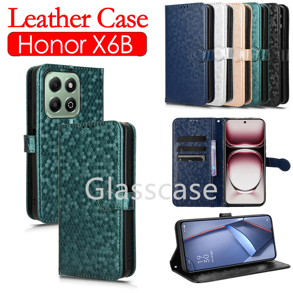 ปลอกสําหรับ Honor X6c X6b X6a X6s X6 X 6b X 6a X 6s HonorX6c X6 c HonorX6b X6 b 2024 พลิกหนังโทรศัพท