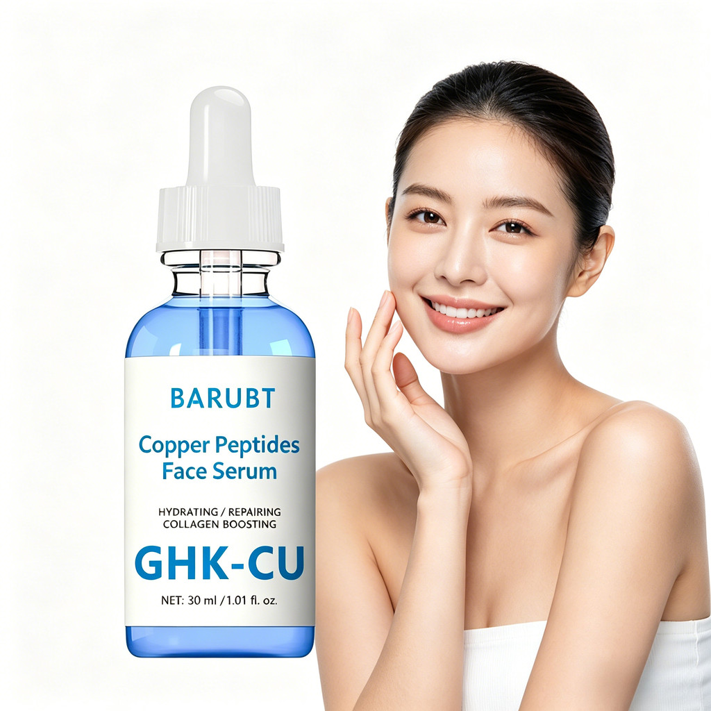 หน้าเปปไทด์ทองแดงขนาด 30 มล. พร้อม GHK-Cu – สูตรเพิ่มความชุ่มชื้นและคอลลาเจน ดูแลต่อต้านริ้วรอยทุกวั