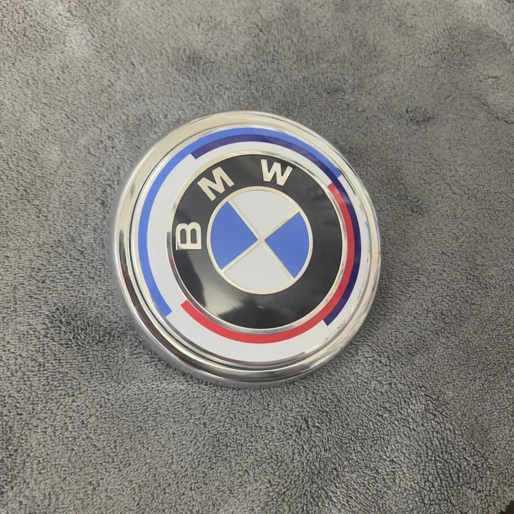 3D ABS Chrome สําหรับ BMW 50th Anniversary โลโก้ด้านหลังป้ายสัญลักษณ์ X6 E71 F16 X3 F25 X5 E70 F15 X