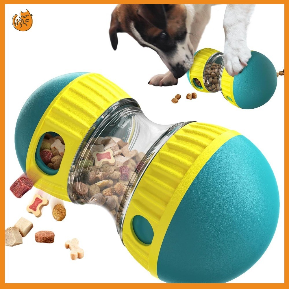 สุนัขรักษา Dispensing ปริศนาของเล่น Interactive Slow Feeder เครื่องจ่ายอาหาร Enrichment Ball สําหรับสุนัขขนาดเล็กขนาดกลางขนาดใหญ่