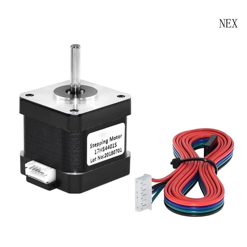 NEX 17HS4401S Nema17 42 Stepper Motor มอเตอร์สเต็ปไฮบริด 4 เฟส 4 สาย