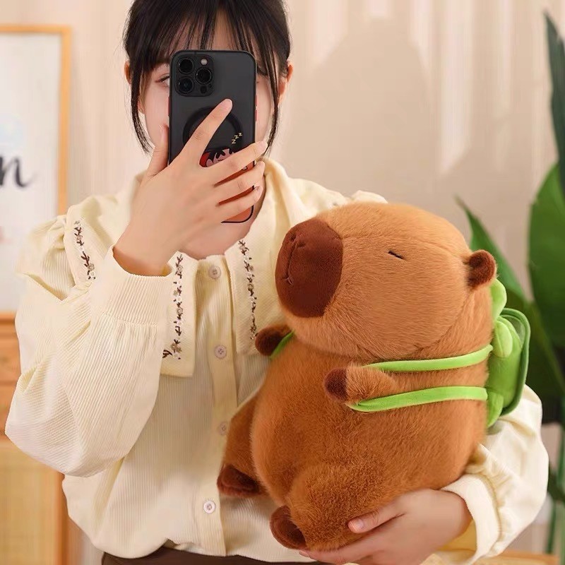 พร้อมส่งหมอนตุ๊กตาเต่าคาปิบาราน่ารัก capybara รูปที่ 3