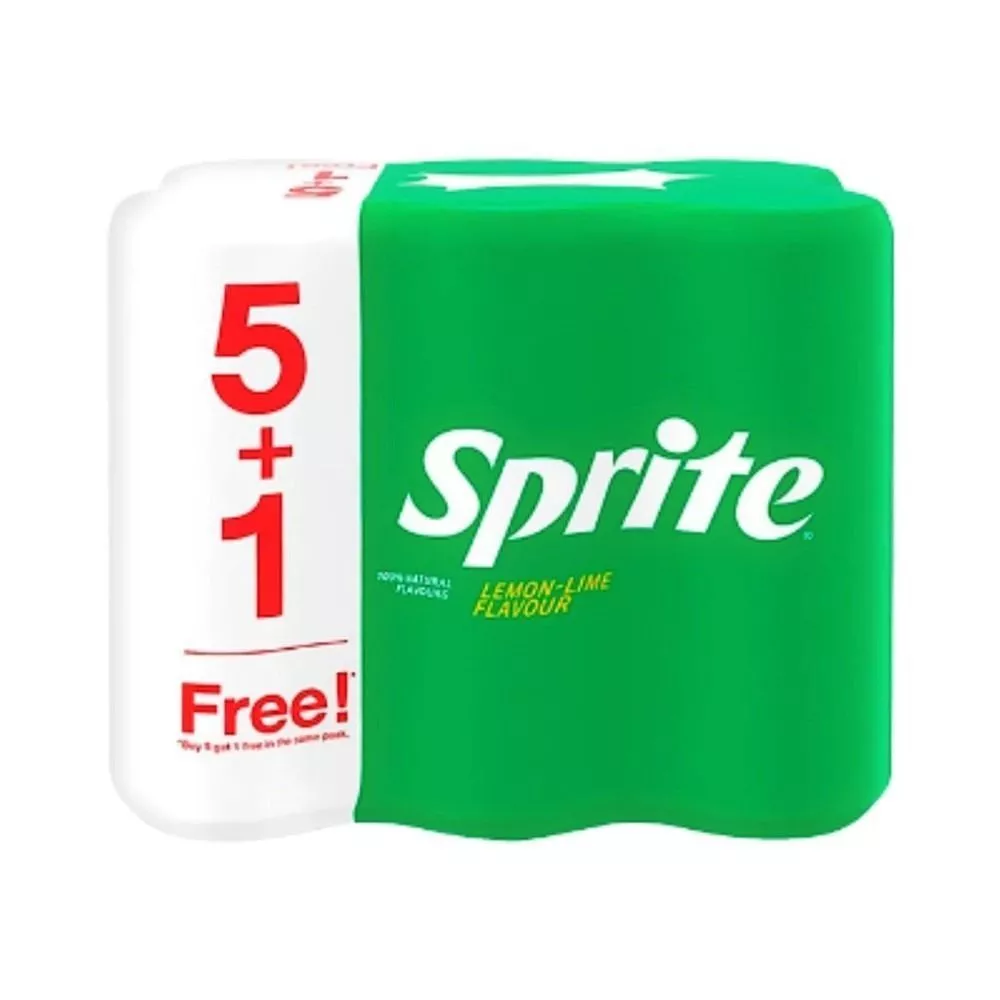 [สินค้าส่งด่วน] สไปรท์กระป๋อง 325มล.X6 เครื่องดื่มน้ำอัดลม SPRITE 325 ML.X6