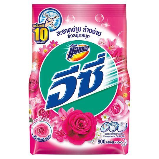 แอทแทคอีซี่แฮปปี้สวีทผงซักฟอก 800กรัม ATTACK EASY HAPPY SWEET DETERGENT 800G.