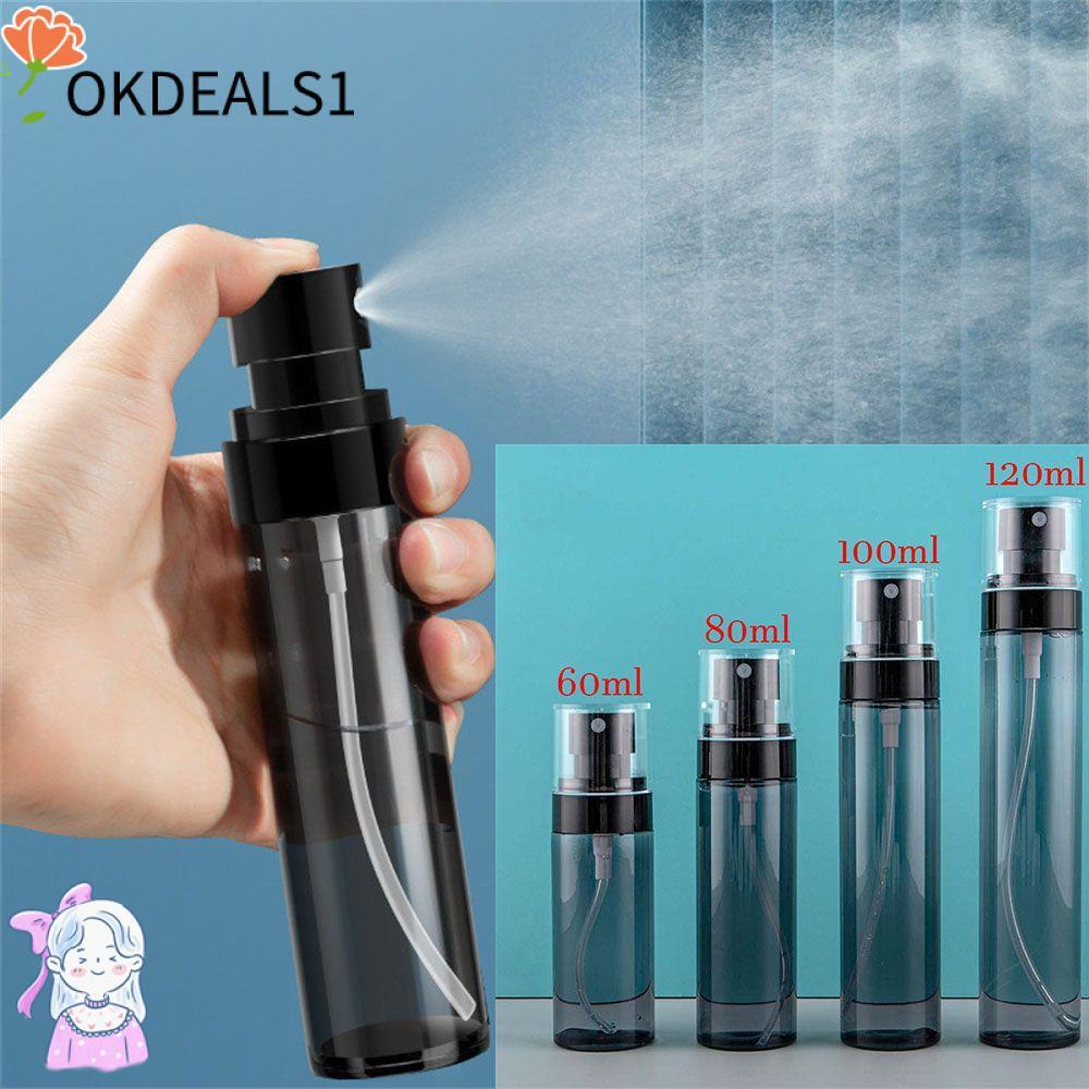 DEALSHOP 60ml/80ml/100ml/120ml น้ําหอมสเปรย์ขวดที่ว่างเปล่าอุปกรณ์เสริมท่องเที่ยวกดน้ําหอม Atomizer รีฟิล