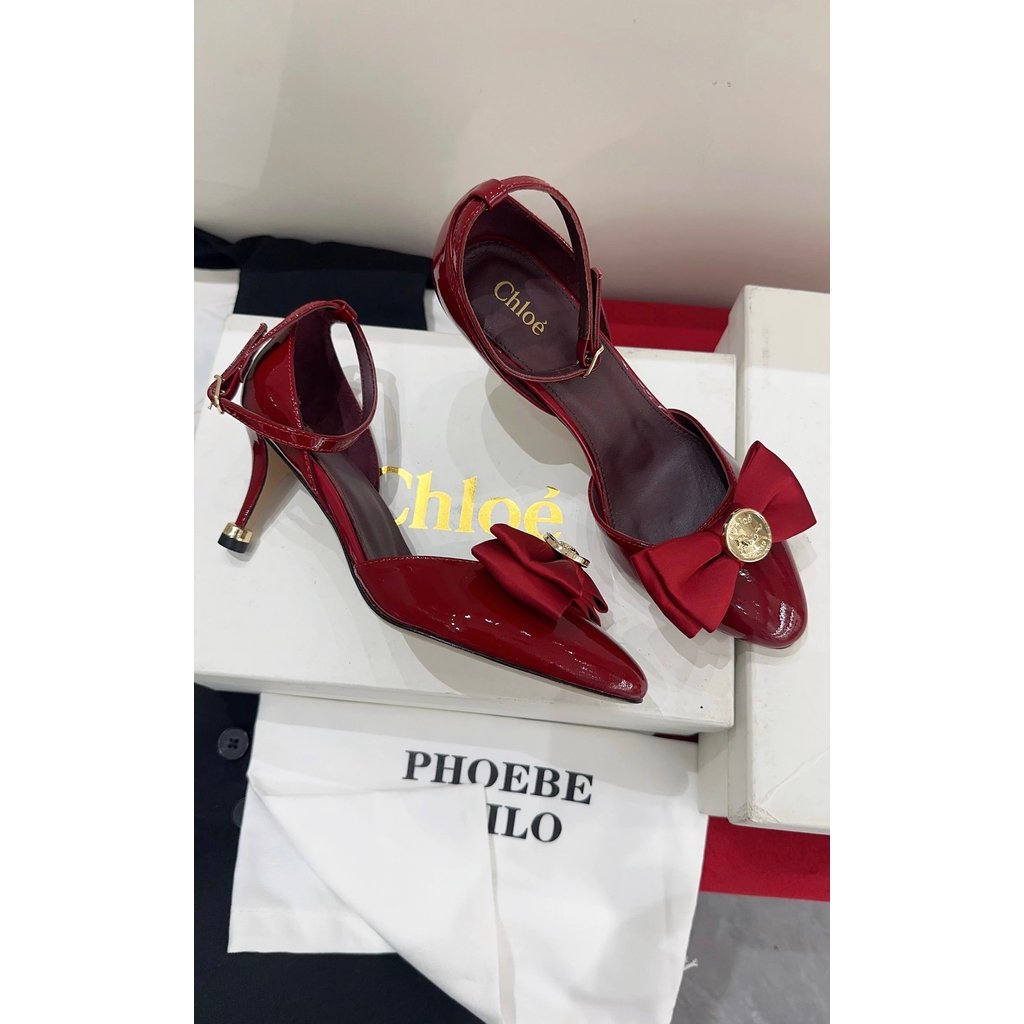 2026.4.14-Chloe Chloe รองเท้าส้นสูง Size Number 35-39 (40 ปรับแต่งไม่คืนเงิน)