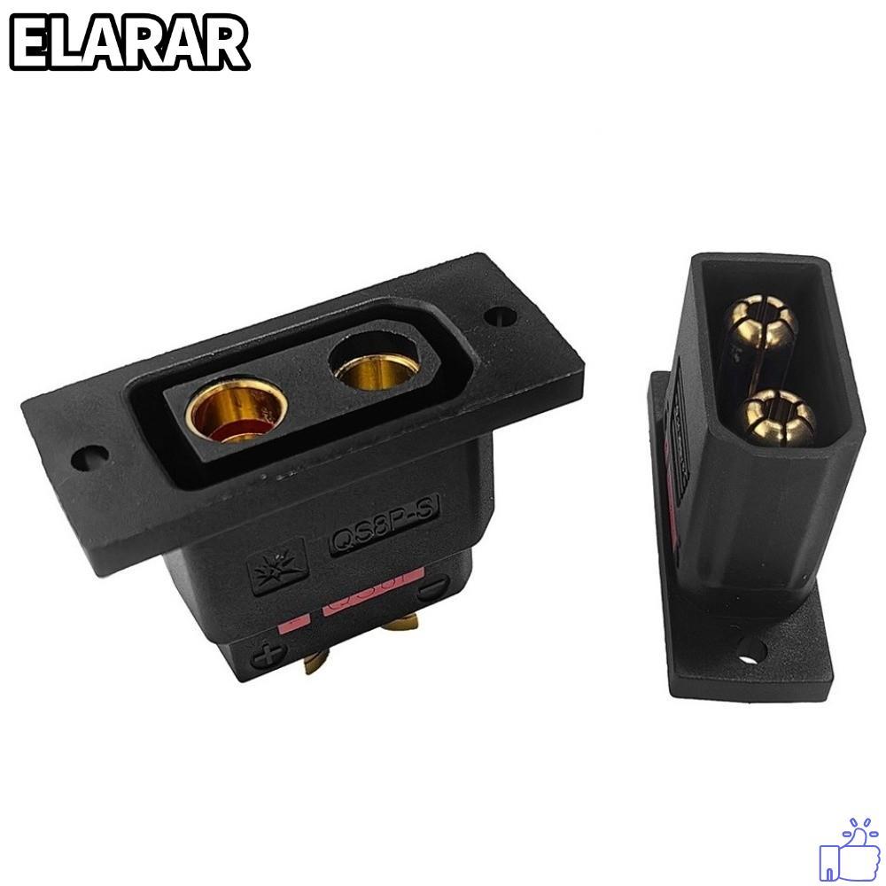 เอลรา‌R QS8P-S ปลั๊กแบตเตอรี่, Anti Spark Gold Plated QS8-S Connector, สีดําสูง QS8-S MF ปลั๊กชุดสํา