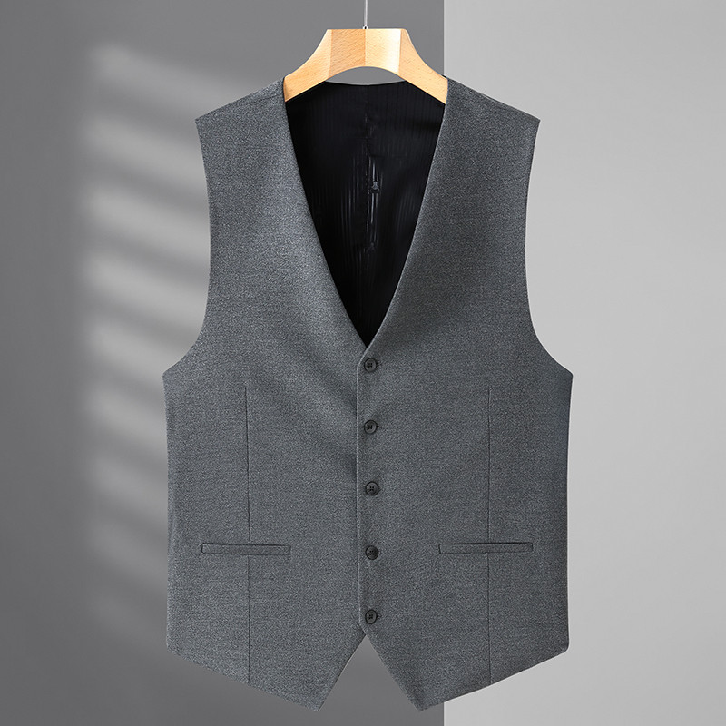 Extra Fat Plus Size Mens Suit Vest Fat Man Casual Wedding Suit Vest Groomsmen Groom Top Men