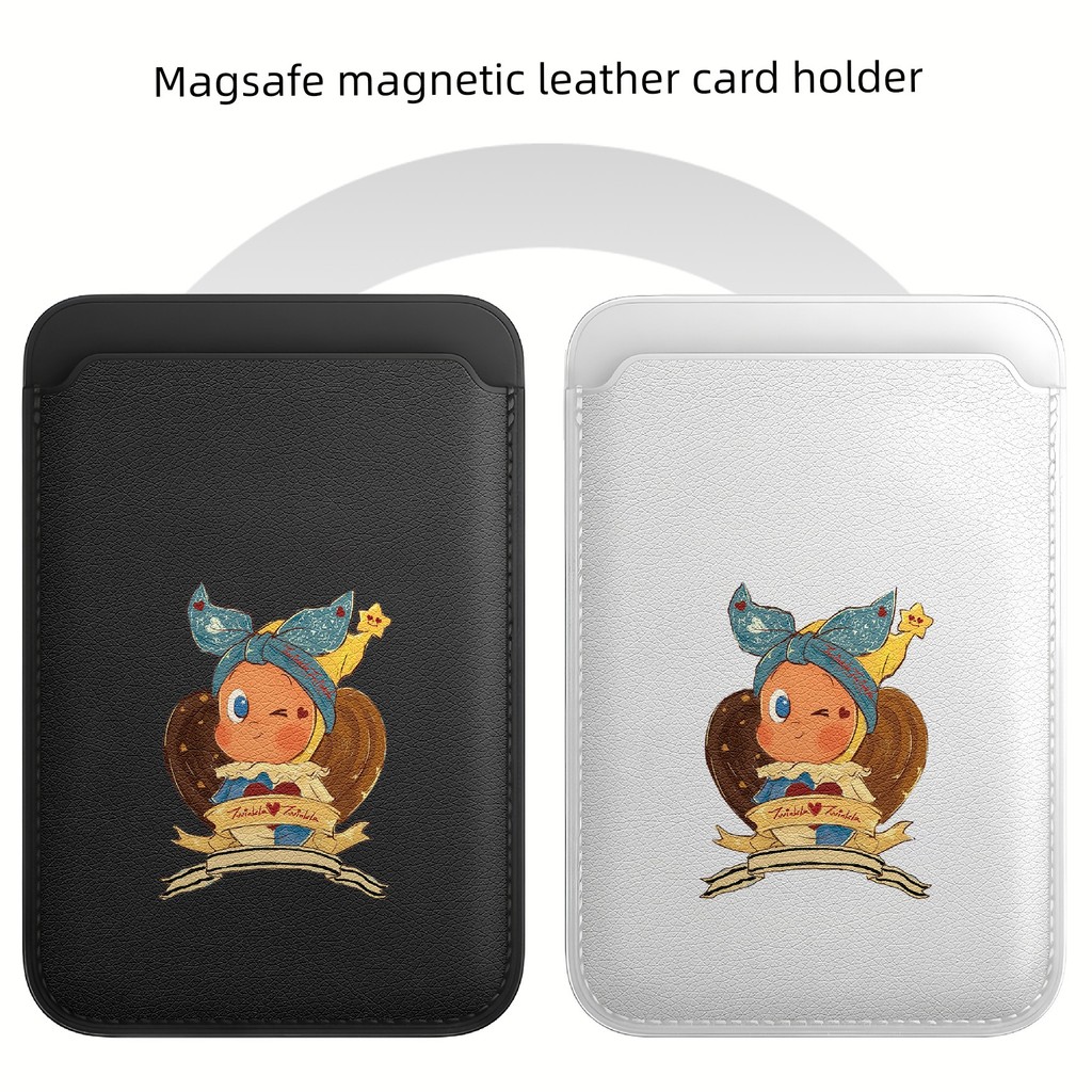 magsafe card wallet magsafe Magsafe Magnetic Card Holder Leather 16e Starman Cartoon 15 Apple 17prom