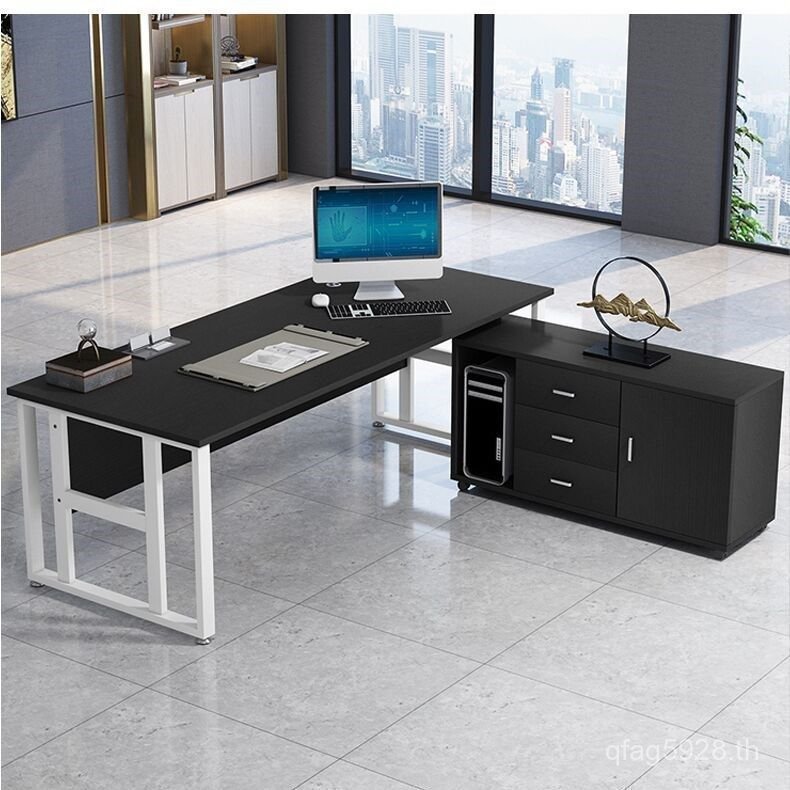 Boss Desk แฟชั่น Boss Office Workbench โต๊ะเก้าอี้ President บรรยากาศโต๊ะโต๊ะ Big Boss ผสม EJS8