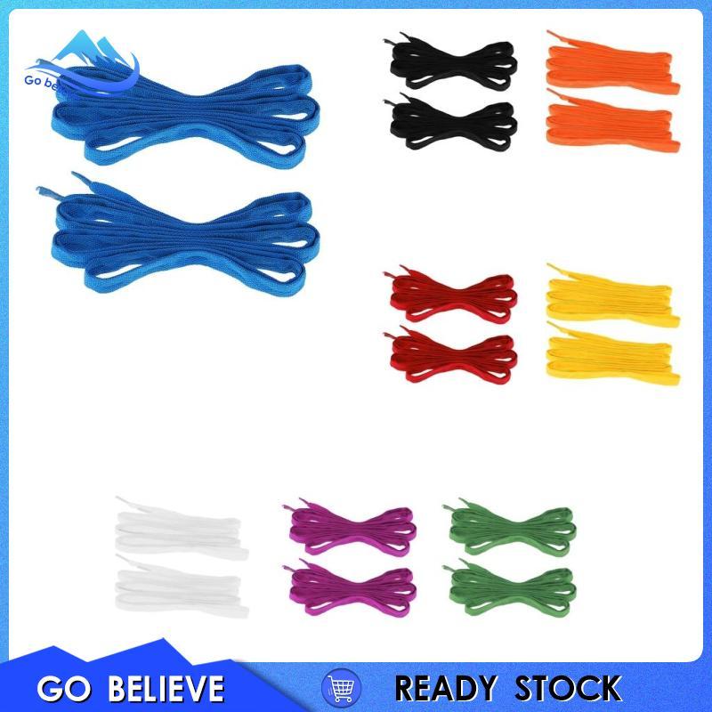 [Highlife1] 1 คู่ Roller Inline Skate Shoelaces รองเท้าสเก็ต String Shoe Laces สีขาว