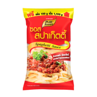 ซอสสปาเก็ตตี้ สำเร็จรูป 1000 กรัม spakettisauce สปาเก็ตตี้ซอส ซอสสปาเก็ตตี้สำเร็จรูป ตรา เพียวฟู้ดส์