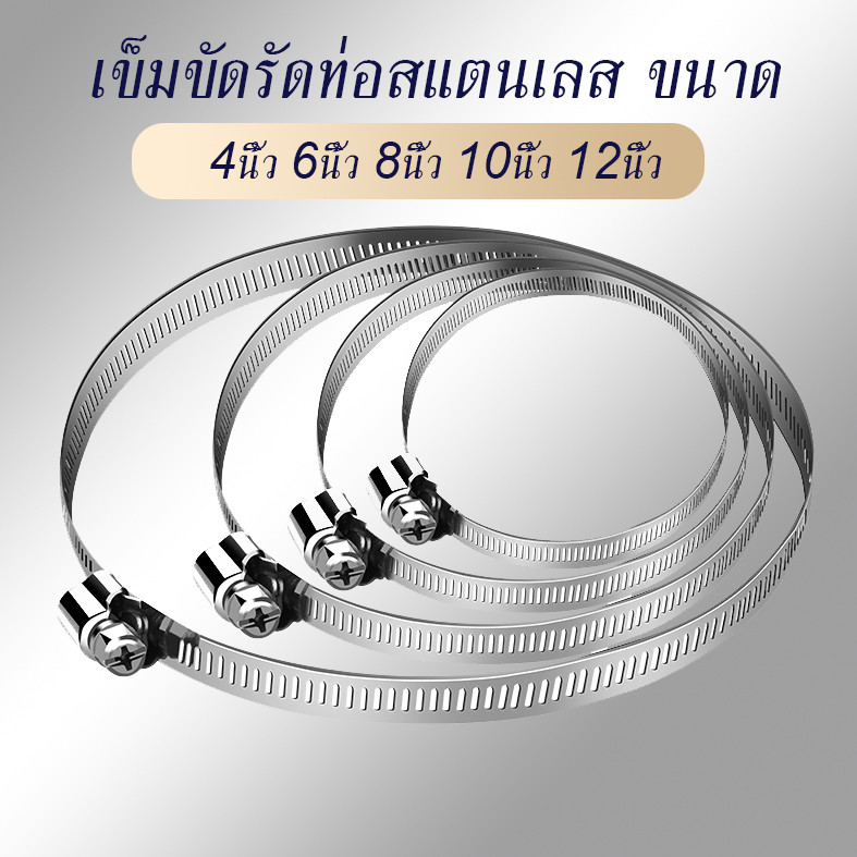 *เรือจากประเทศไทย* แคลมป์ท่อสแตนเลส แคลมป์ท่อ1”,1.2”,1.5”,2”,2.5”,3”,4”, 5”, 6”, 8”, 10”, 12”