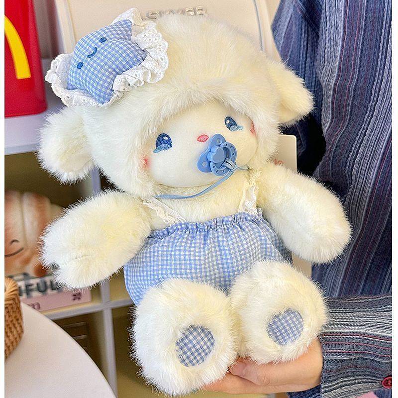 Pacifier Sleepy Lamb Puppet Soothing Doll Doll Sleeping Pillow Plush Toy Rk3e