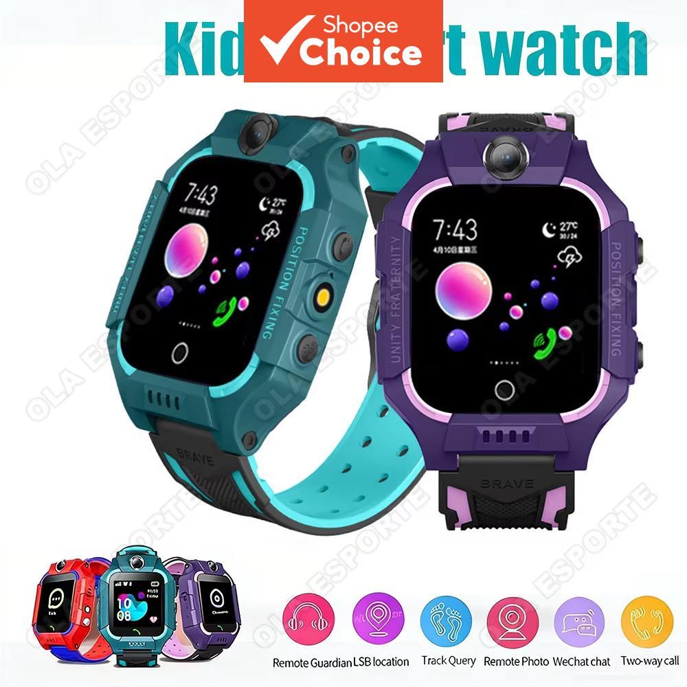 NEW Kids สมาร์ทวอทช์ 2G รุ่น SOS ตําแหน่ง GPS ใส่ซิมการ์ด โทรได้ กล้องถ่ายรูป กันน้ํา ของขวัญสําหรับเด็ก รองรับทั้ง iOS และ Android