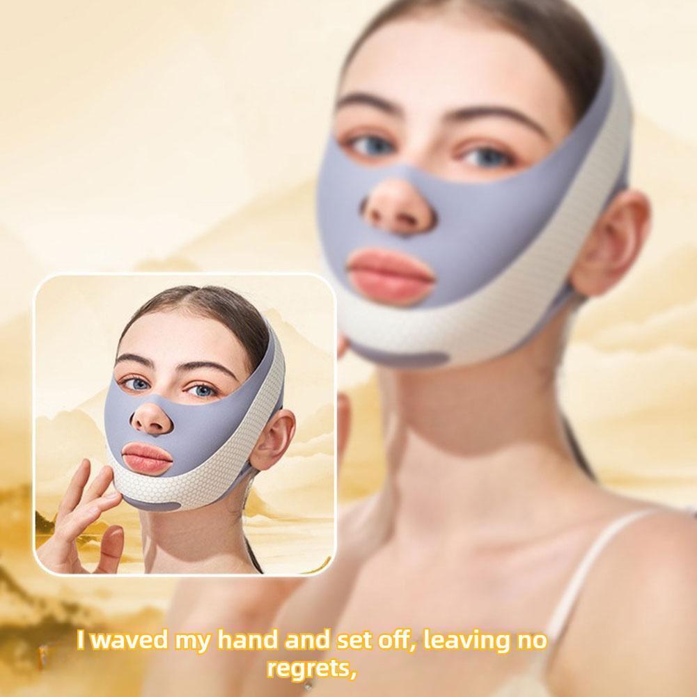 V-face Belt Facial Thin Face Mask Belt Skincare Belt Lift Band Face Double Chin ลดรูปร่าง G3o0
