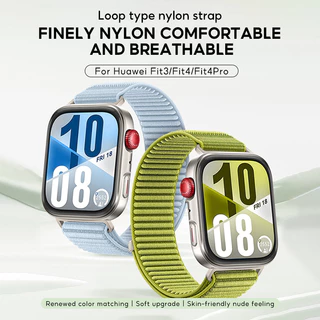 สำหรับ Huawei Watch Fit 5 4 / 5 Pro / 4 Proสายไนลอนกีฬาระบายอากาศ for Huawei Fit 4 5 อุปกรณ์เสริมสายรัดข้อมือเปลี่ยน