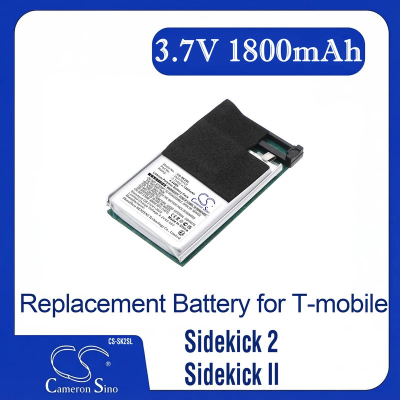 Cameron Sino เปลี่ยนแบตเตอรี่สําหรับ T-mobile Sidekick 2, Sidekick II, เหมาะกับ P/N IA3Y701C2