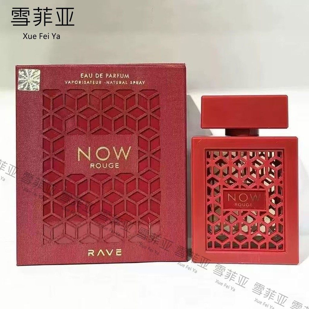 Lattafa Rave Now Rouge นําเข้าดูไบน้ําหอมน้ําหอม Oriental Tone Neutral ไม้จันทน์หอมยาวนานสินค้า26050