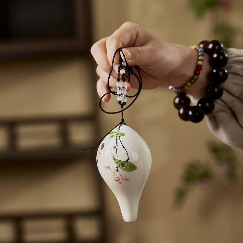 [เครื่องดนตรีขายร้อน] เริ่มต้นเริ่มต้นเริ่มต้น Six-Hole Alto AC Key Ocarina 6-Hole Xun Simple ชาติพั