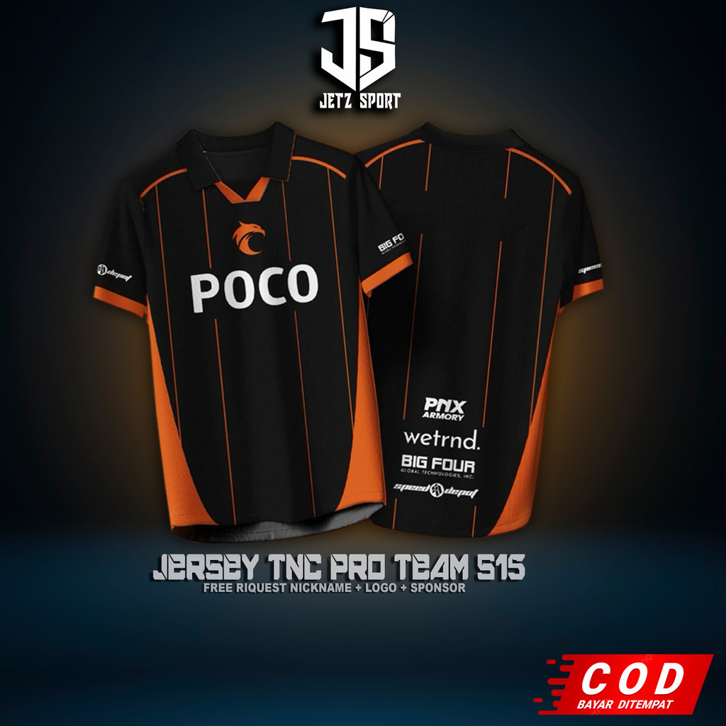 TNC PRO ทีม S15 MPL Philippines 2026 esports jersey MLBB gaming jersey esports เครื่องแบบทีมทัวร์นาเ