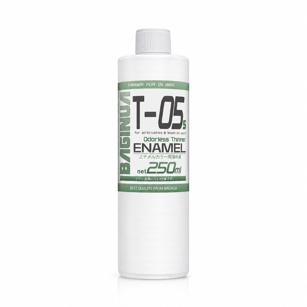 Baginua T-5s Odorless Enamel Thinner 250 ml.