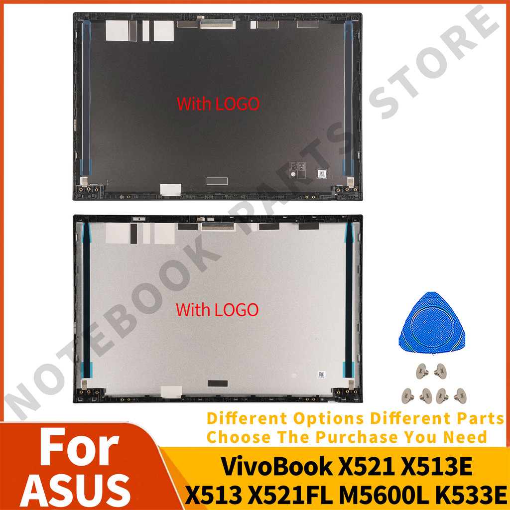 ฝาหลังโลหะสําหรับ ASUS VivoBook X521 X513E X513 X521FL S533J M533E M5600L K533E ด้านหลังด้านบนฝาปิด