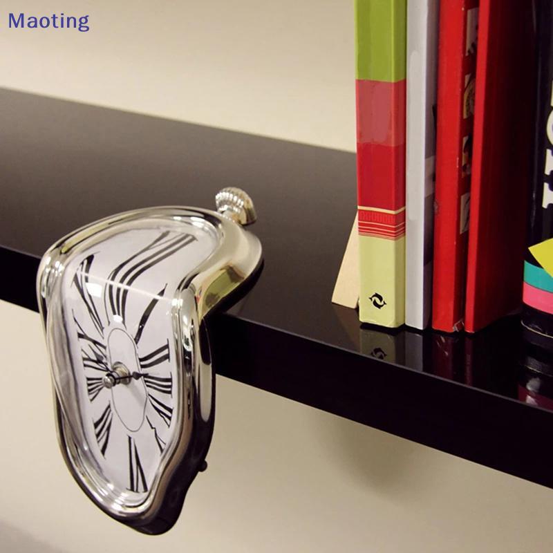 [MT] ฝาปิดผนังบิดเบี้ยว Surrealist Salvador Dali Style Wall Watch ตกแต่ง