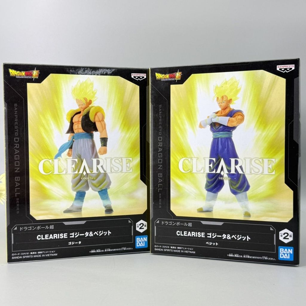 พร้อมส่ง โรงงานแว่นตาเวอร์ชั่นญี่ปุ่น CLEARISE Gogeta Vegeta Jingpin Figure