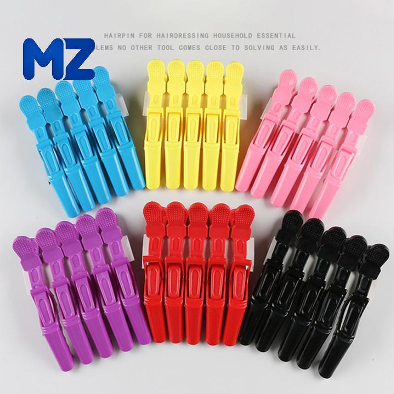 [MZ] 5 ชิ้น/ล็อตกิ๊บพลาสติก Hairdressing Clamps Claw ส่วนคลิปจระเข้ตัดผมสําหรับ Salon จัดแต่งทรงผมอุปกรณ์เสริมผม Hairpin