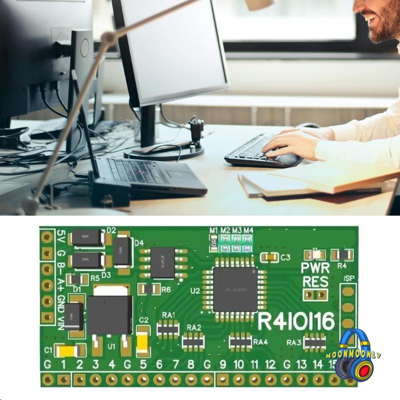 MOON 16CH 5 IN 1 RS485 NPN DI-DO Pin Cores Board Modbus Rtu โมดูล IO ดิจิตอล