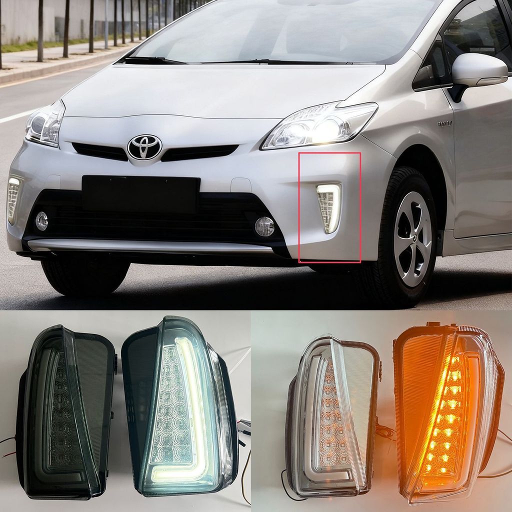 สําหรับไฟวิ่งกลางวัน Toyota Prius 2012-2015