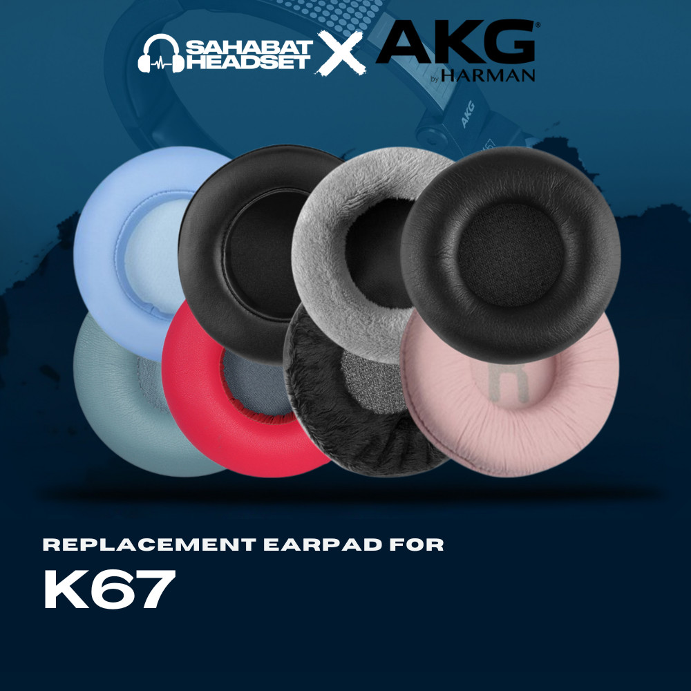 Earpad Ear Cushion Earcup Ear Pad AKG K67 K 67 K-67 แผ่นโฟม