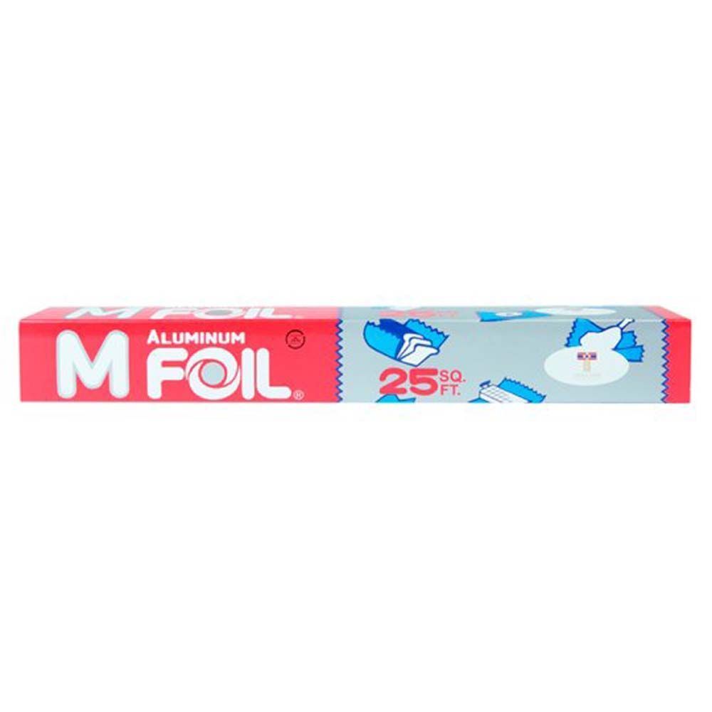 [สินค้าส่งด่วน]  MWRAPอลูมิเนียมฟอยล์ห่ออาหาร 25 ตารางฟุต MWRAP FOIL ALUMINIUM FOOD FOIL 25 SQ.FT