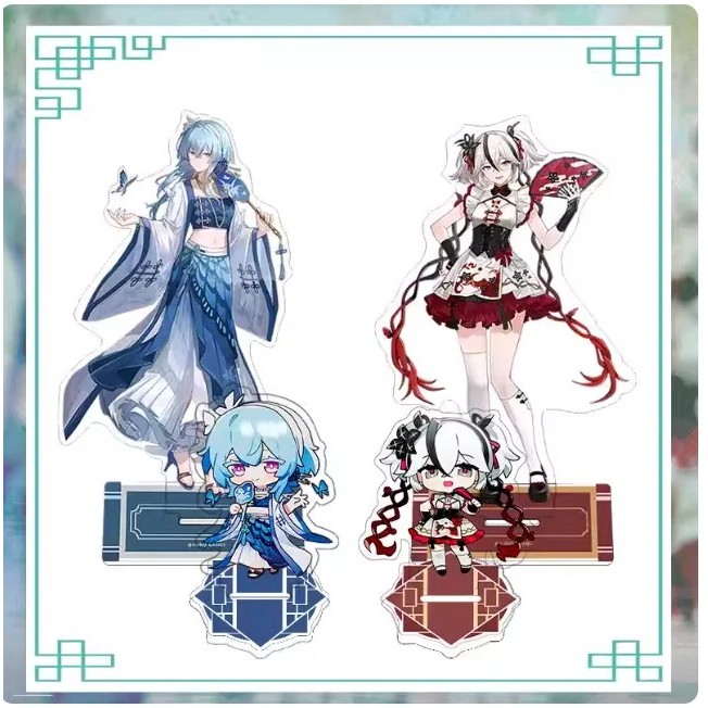 Standee Wuthering Waves Mica รุ่น Shorekeeper Camellya ตัวละครโต๊ะศึกษาตกแต่งของขวัญอะนิเมะเกม WuWa 