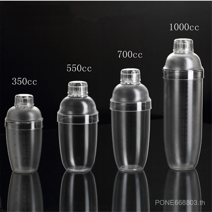 Shaker Shaker ถ้วย Scale Shaker Shaker Shaker นมกาน้ําชาน้ําผลไม้ Shaker เรซิ่น PC ออนซ์ถ้วย 6DWZ