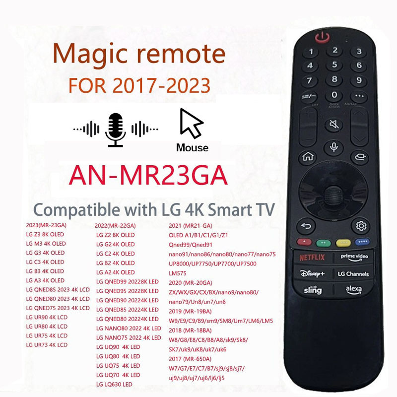 LG Magic Remote  ทีวีปี 2019 2020 (รหัสหลังรีโมท MR19BA  MR20GA ) รีโมททีวี LG ของแท้ 100% สั่งงานด้วยเสียง และเม้าส์ได้