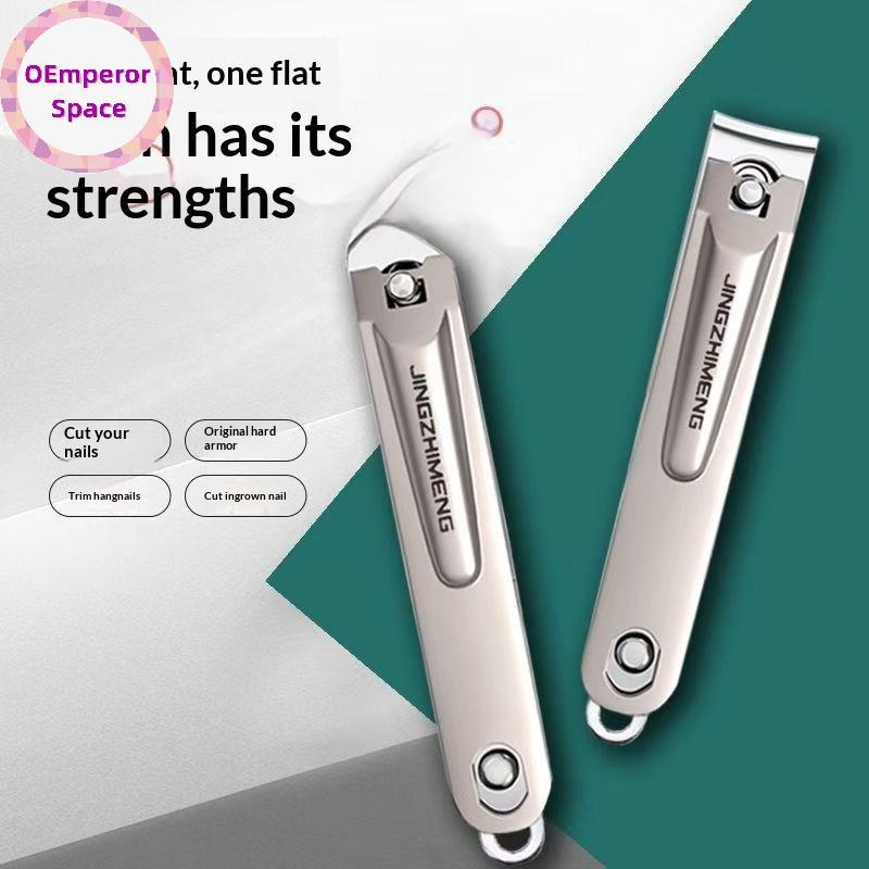 OEmperor Professional Flat/Slanted Toenail Care Tool - เครื่องทําความสะอาดเล็บสแตนเลสทนทานเครื่องมือ
