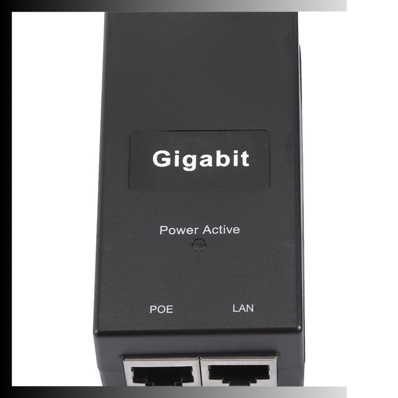Gigabit POE หัวฉีด 10/100/1000Mbps/1G/2G ใช้งานร่วมกับ IEEE802.3Af/At Passive Power Supply สําหรับ P