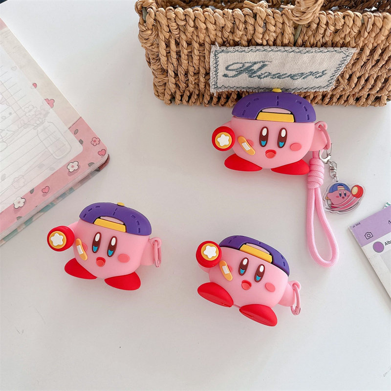 ใหม่การ์ตูนตุ๊กตาหูฟังบลูทูธเหมาะสําหรับ AirPods1/2/3/4/Pro/Pro2/Pro3 หูฟังบลูทูธป้องกันกรณี Shock-r